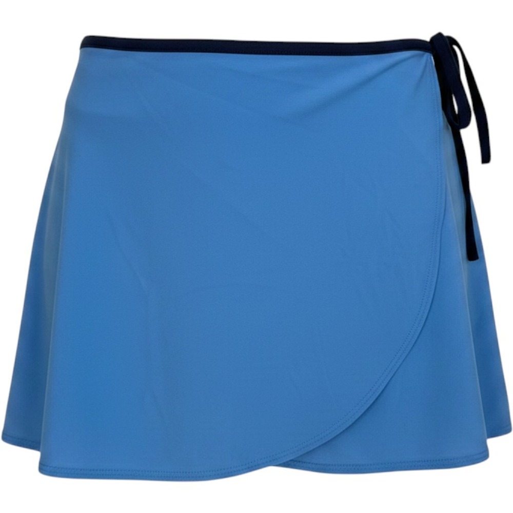Lululemon Wrap Skort Size M Blue Side Tie Athletic Skirt